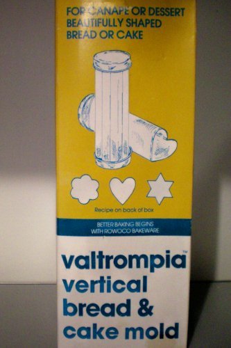 Valtrompia Vertical Bread and Cake Mold -- for canape or dessert -- beautifully shaped bread or cake -- Heart...
