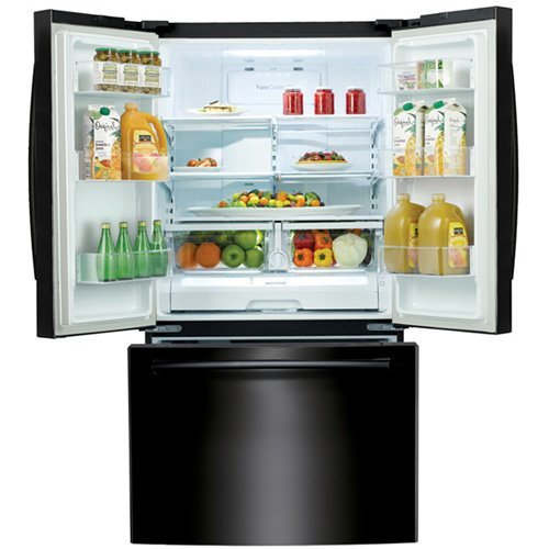 Samsung RF261BEAEBC 25.5 Cu. Ft. Black French Door Refrigerator