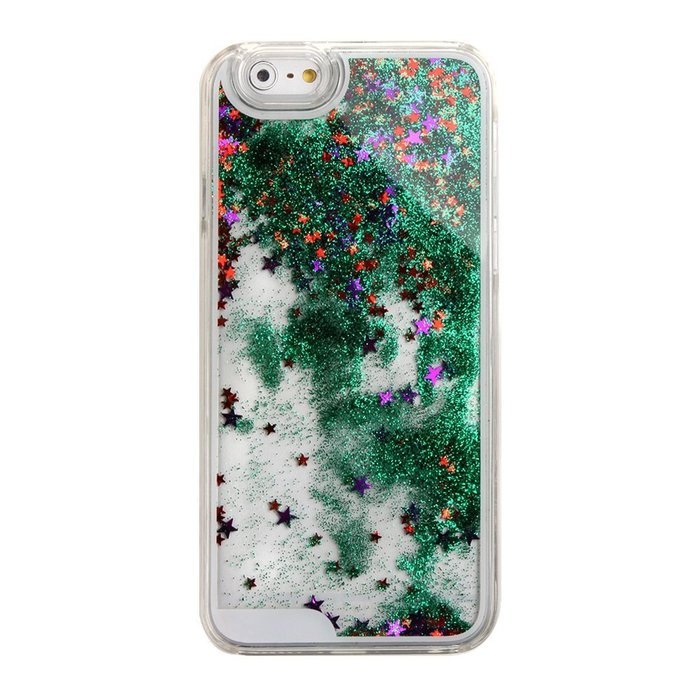 iPhone 7 Case, PHEZEN Christmas Tree Santa Claus Design Cool Quicksand Moving Stars Bling Glitter Floating Dynamic... N23
