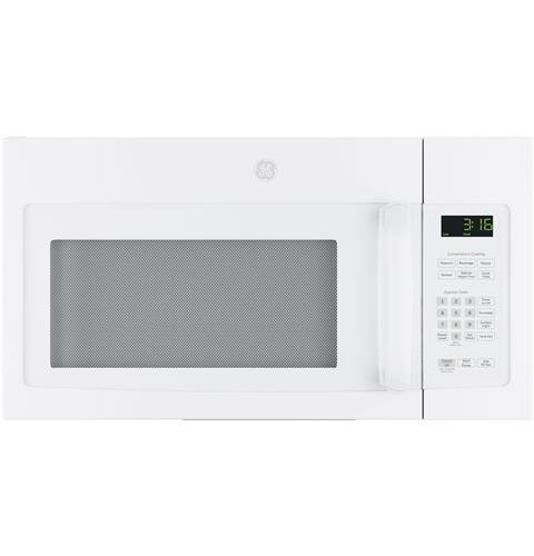 GE JVM3162DJWW 30" Over-the-Range Microwave Oven with 1.6 cu. ft. Capacity, in White