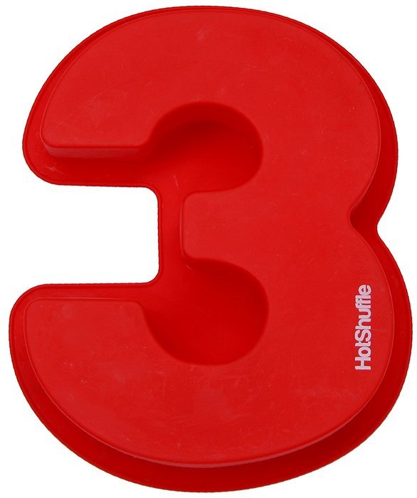 Large Silicone Number Cake Pan Mould Baking Tin Birthday Anniversary 6 6th