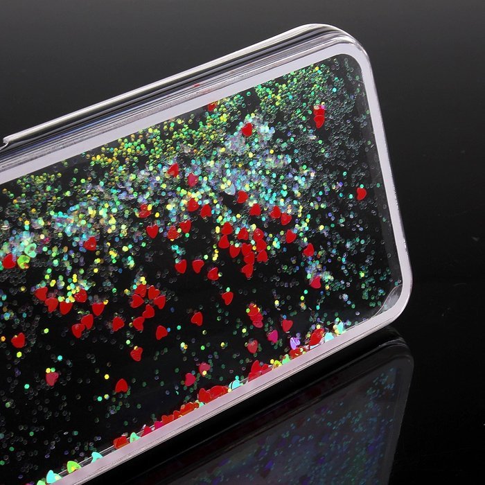 iPhone 7 Case, PHEZEN Christmas Tree Santa Claus Design Cool Quicksand Moving Stars Bling Glitter Floating Dynamic... N27