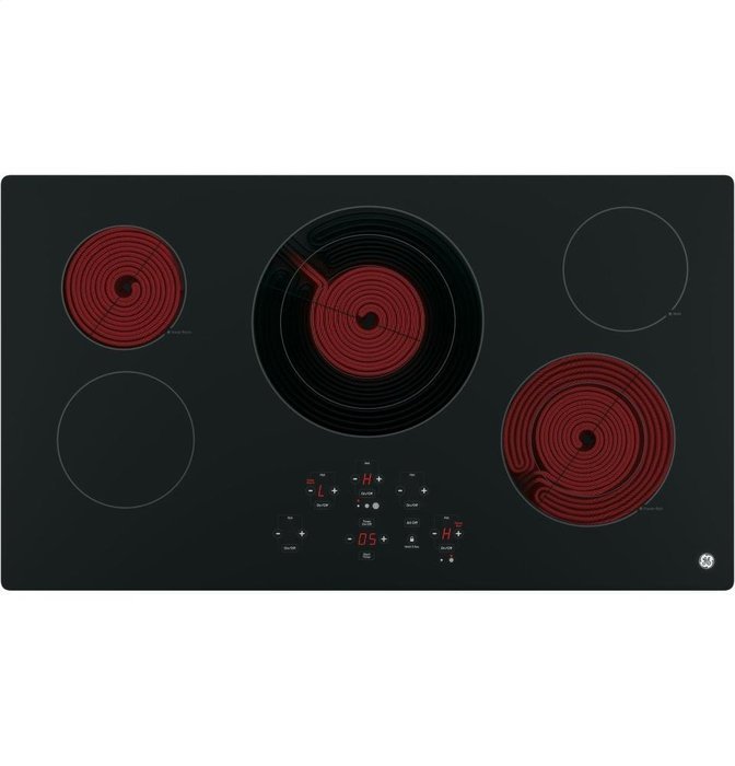 GE JP5036DJBB 36" Black Electric Smoothtop Cooktop N2