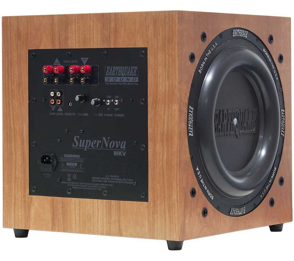 Earthquake Sound Supernova MKV-12VC 12-inch Powered Subwoofer (Cherry, Single) N8