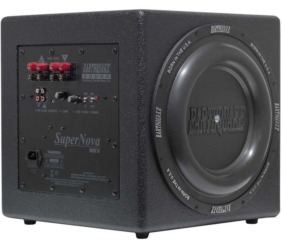 Earthquake Sound Supernova MKV-12VC 12-inch Powered Subwoofer (Cherry, Single) N10