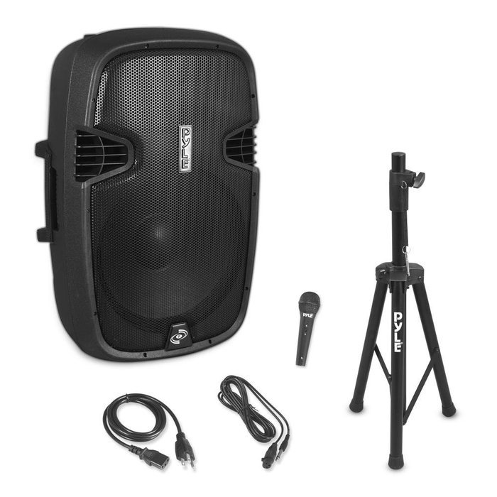 Pyle Active Pa 2-Channel Surround Sound Speaker System, Black (PPHP1249KT) N2