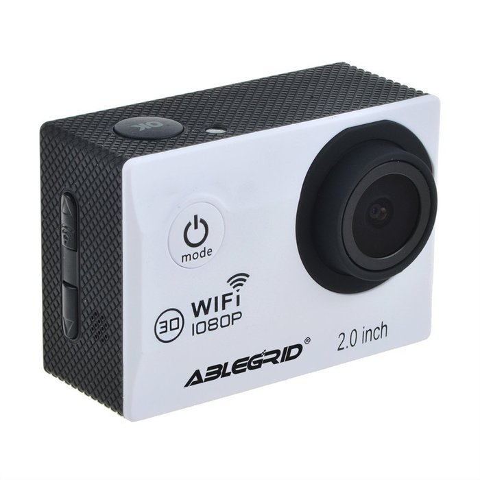 ABLEGRID AG4000 30-meter Waterproof 12MP 2.0 inch WIFI 1080P HD Sports Action Camera with 170&deg; wide Angle Lens... N7