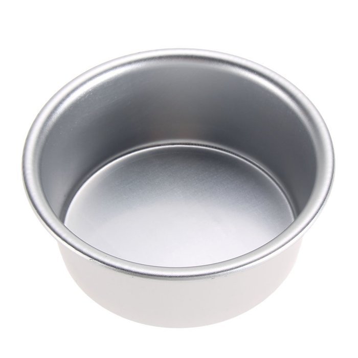 Easydeal 4''/6''/8'' Aluminum Alloy Non-stick Round Cake Baking Mould Pan Bakeware Tool (6") N2