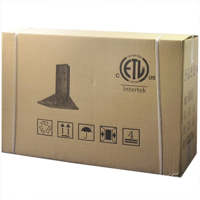 toyofmine 36" STAINLESS STEEL RANGE HOOD WALL MOUNT STOVE EXHAUST KITCHEN VENTLESS+Flitter N7