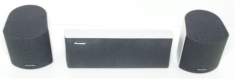 PIONEER 3 SPEAKER SURROUND SYSTEM 100W - 2 x S-X360 SATELITES AND A CENTER