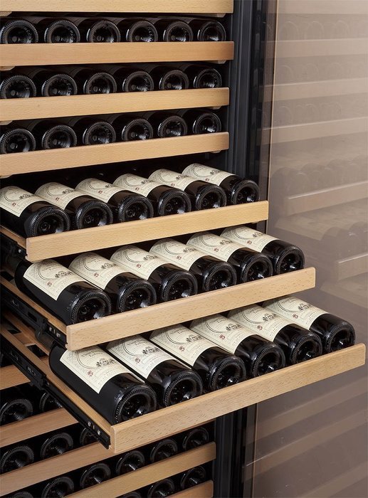 Allavino Classico Series 174 Bottle Single-Zone Wine Refrigerator Right Hinge Black Glass Door N3
