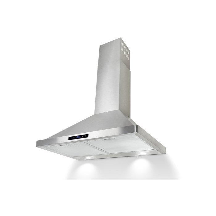 AKDY&reg; 30" Kitchen Wall Mount Stainless Steel Touch Panel Control Range Hood LED Touch Control N2