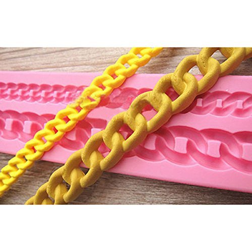 Genenic 3D Purse Bag Silicone Fondant Long Chain Mould Cake Decorating Mold N3