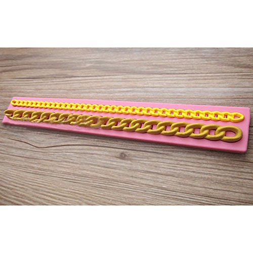 Genenic 3D Purse Bag Silicone Fondant Long Chain Mould Cake Decorating Mold N4
