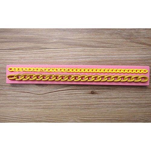 Genenic 3D Purse Bag Silicone Fondant Long Chain Mould Cake Decorating Mold N5