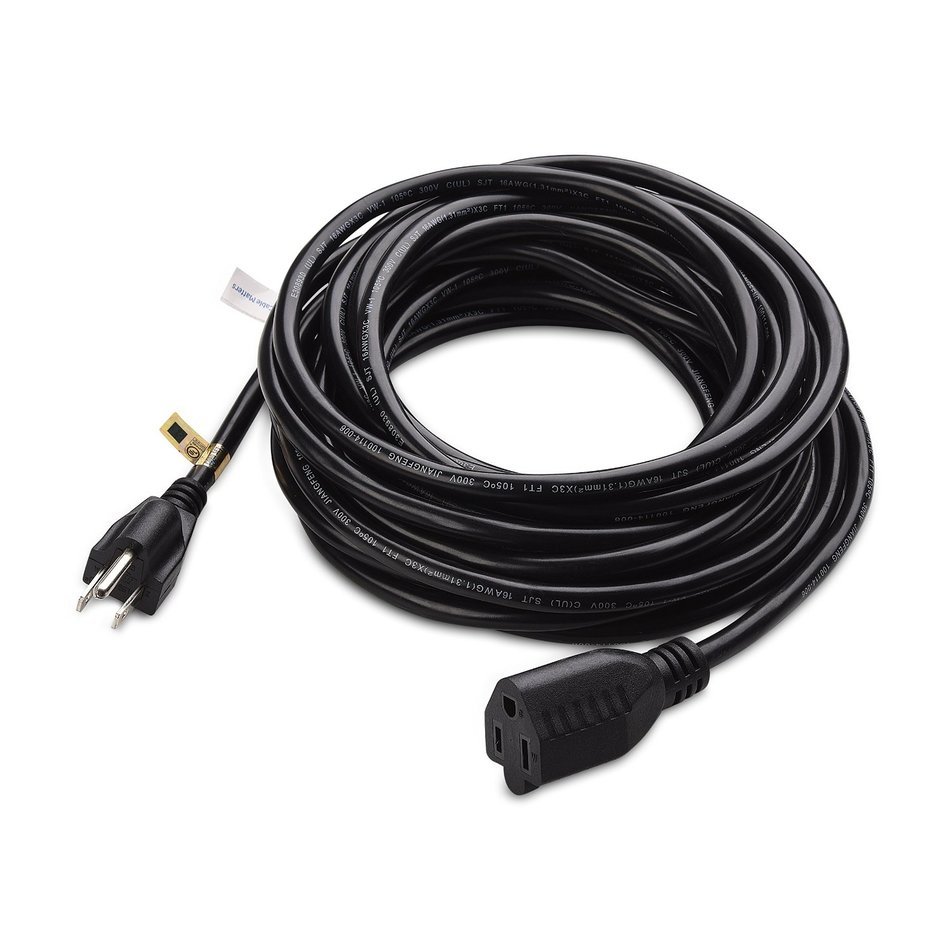 Cable Matters 2-Pack 2-Slot Power Cord 15 Feet (NEMA 1-15P to IEC C7) N2