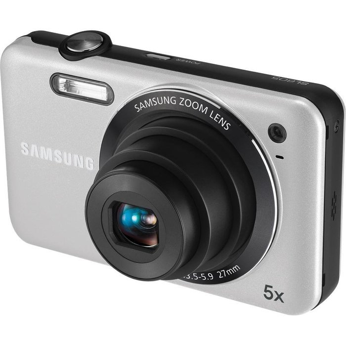 Samsung SL605 12.2 MP Digital Camera with 5X Optical Zoom and 2.7-Inch LCD Screen (Silver) N2