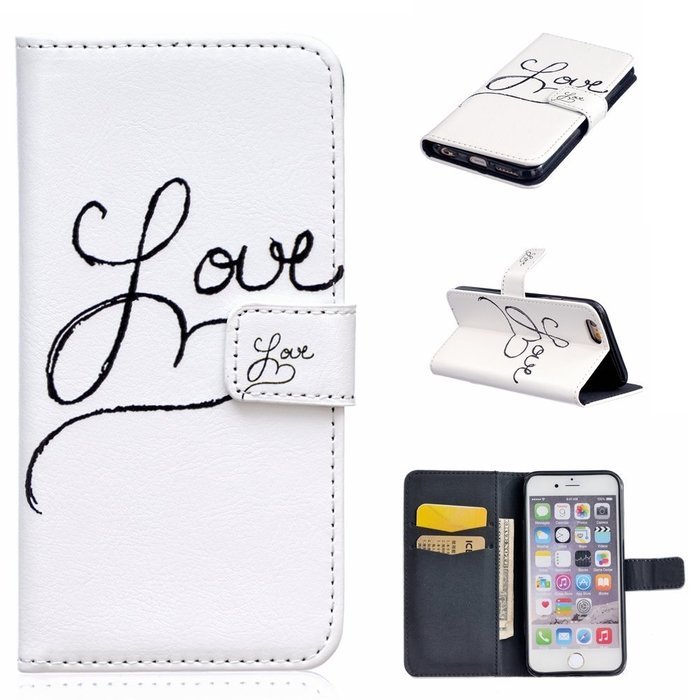 UNEXTATI iPhone 6 / iPhone 6s Case, Premium Wallet Case with Black Cover, Card Slot, Kickstand Function, Magnetic... N25