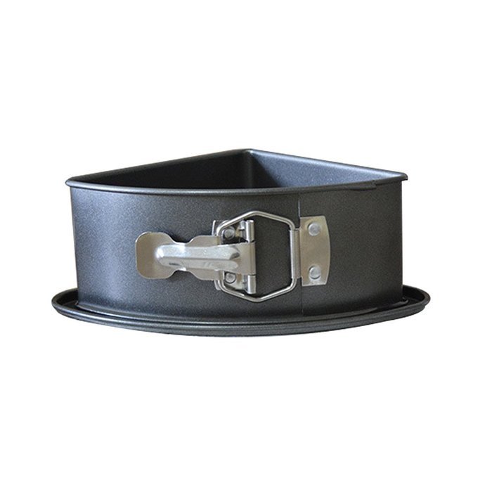 Gabkey 7 inch circular Springform interlocking and leak-proof seal carbon Cake Pan N11