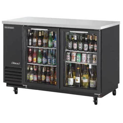 Turbo Air TBB2SG 19 cu. ft. Back Bar with Forced Air Cooling System Fluorescent Interior Lighting High Density...