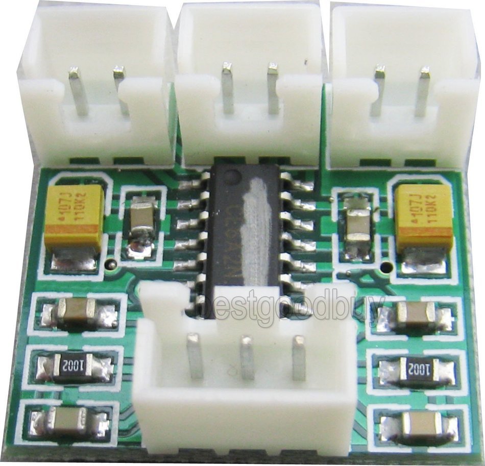 Yeeco 2CH Dual-channel Mini Stereo Digital Power Amplifier Board 3W DC 3.6-5.5V Audio Power Amp USB Power Supply