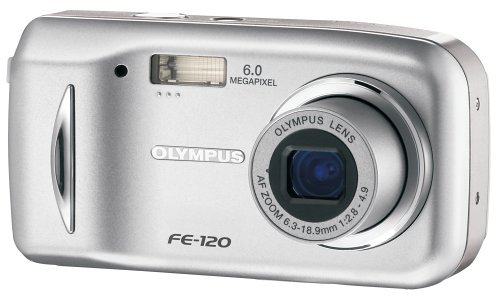 Olympus FE-120 6MP Digital Camera with 3x Optical Zoom N4