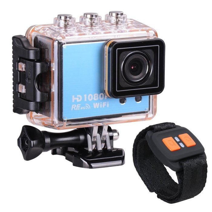 Wifi Full HD 1080P 50M Waterproof Mini Sport Action Camera Video Camcorder Blue N5
