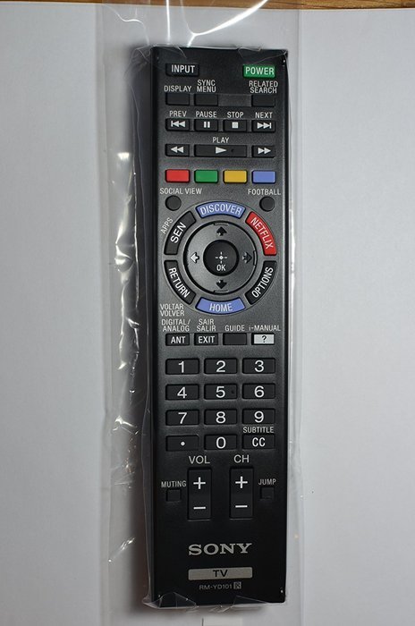 Original Sony LCD LED TV SmartTV Remote Control RM-YD101 Supplied with models: KDL-40W605B KDL-640W607B KDL-40W609B...