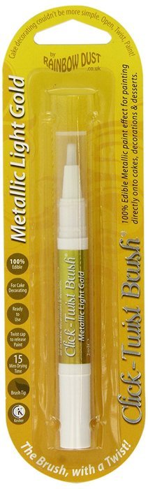 Rainbow Dust Click-Twist Brush - Metallic Light Gold N2
