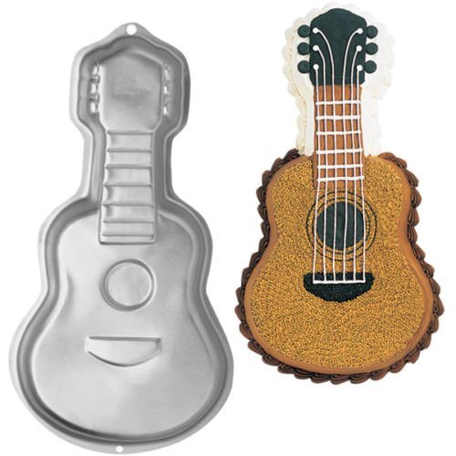 Wilton Guitar Cake Tin Baking Pan Instructions And Insert Music Free Image Download 8482