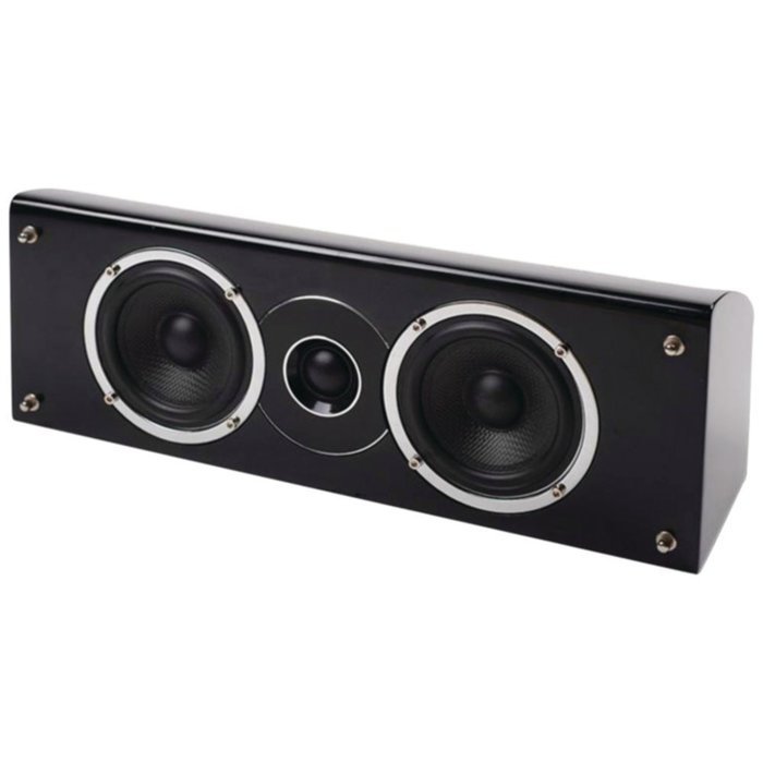 Pure Acoustics Gloss Black 4 2 Way Noble II Center Channel Speaker NobleIIC Consumer Electronics