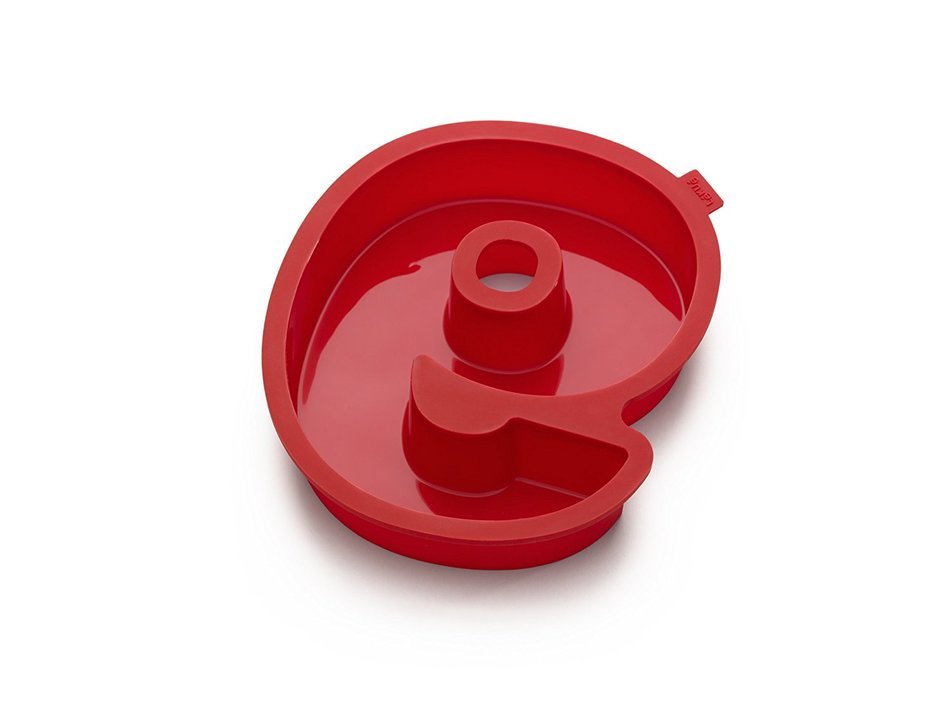 Lekue Number 2 Cake Mold, Red N2