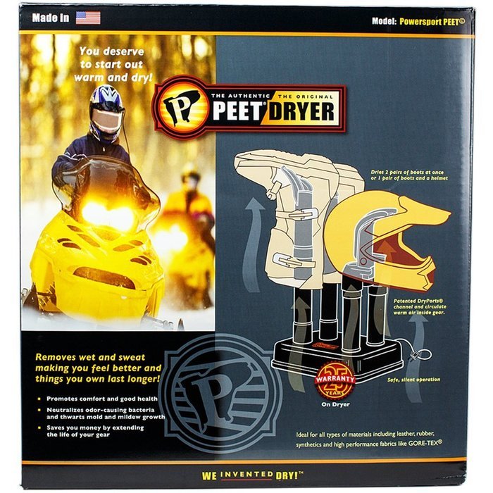 PEET Dryer - Powersport Dryer, Black N2