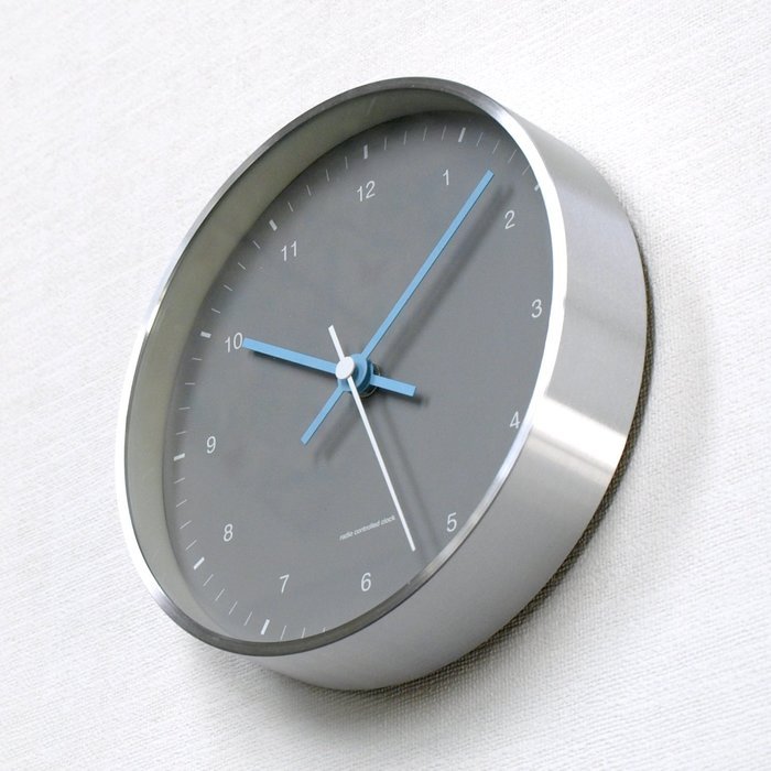 Lemnos MIZUIRO radio clock gray LC07-06 GY N2