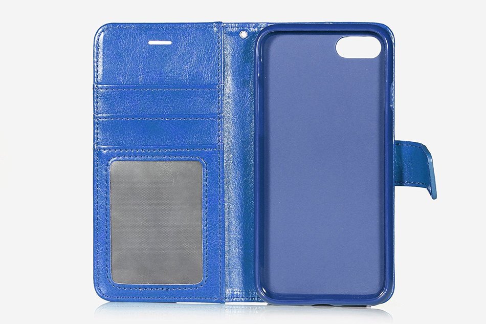 iPhone 7 Case, [4.7 Inch] HLCT PU Leather Case, With Soft TPU Protective Bumper, Built-In Kickstand, Cash And... N4