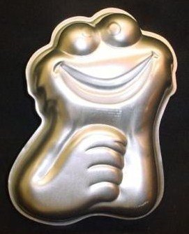 Wilton Cake Pan: Cookie Monster - Small (3005-629, 1977)