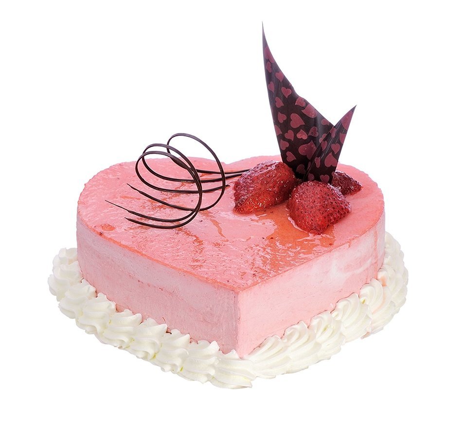Marathon Housewares KW200019 Premium Silicone Bakeware Heart Cake Pan - Red N3