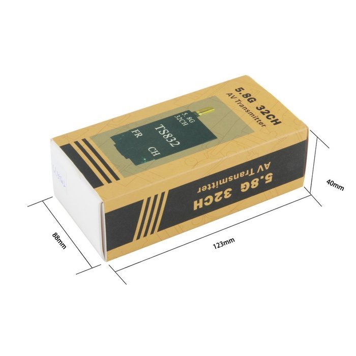 Tera 32Ch 600mw TS832 5.8G 3.5km Wireless AV Transmitter Power Off Memory for FPV