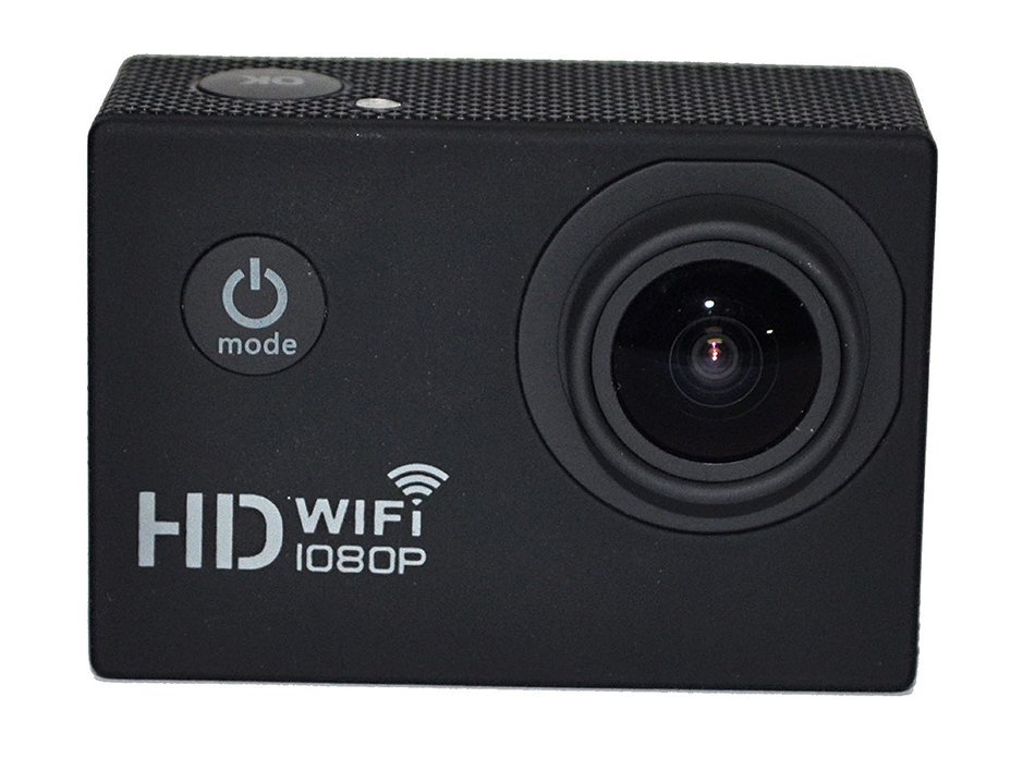 Lightning Strike Epic-ShotZ EZ2B1 Sports Action Camera with 1080p HD Wi-Fi and Multi Sport Accessory Bundle N4