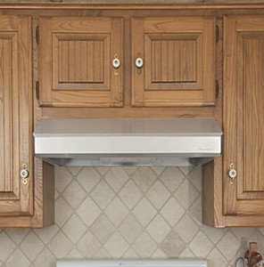 Vent-A-Hood SLH6-K24 24" Emerald Series Under Cabinet Range Hood With 250 CFM Power Lung Blower Emerald Lip Styling...