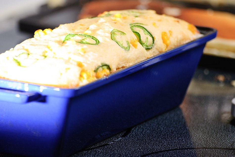 Lava Signature Enameled Cast-Iron Bread/Terrine Pot - 3 x 10 inch, Blue Opal N5