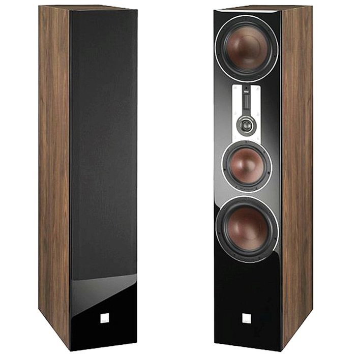 Dali Opticon 8 3.5-Way Large Floorstanding Speakers (Pair, Light Walnut)