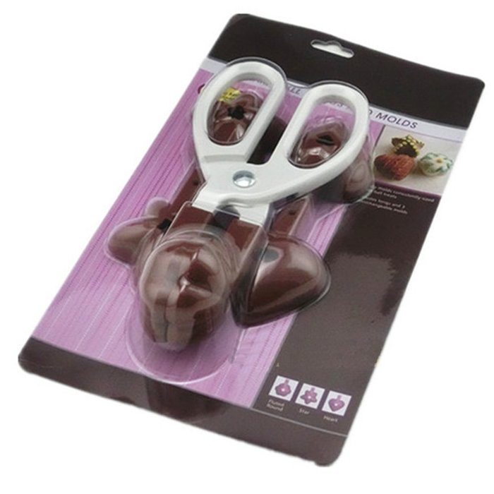 TANGCHU Marshmallow Collection Cake Ball Tongs And Molds With 3 Interchangeable Shapes N4