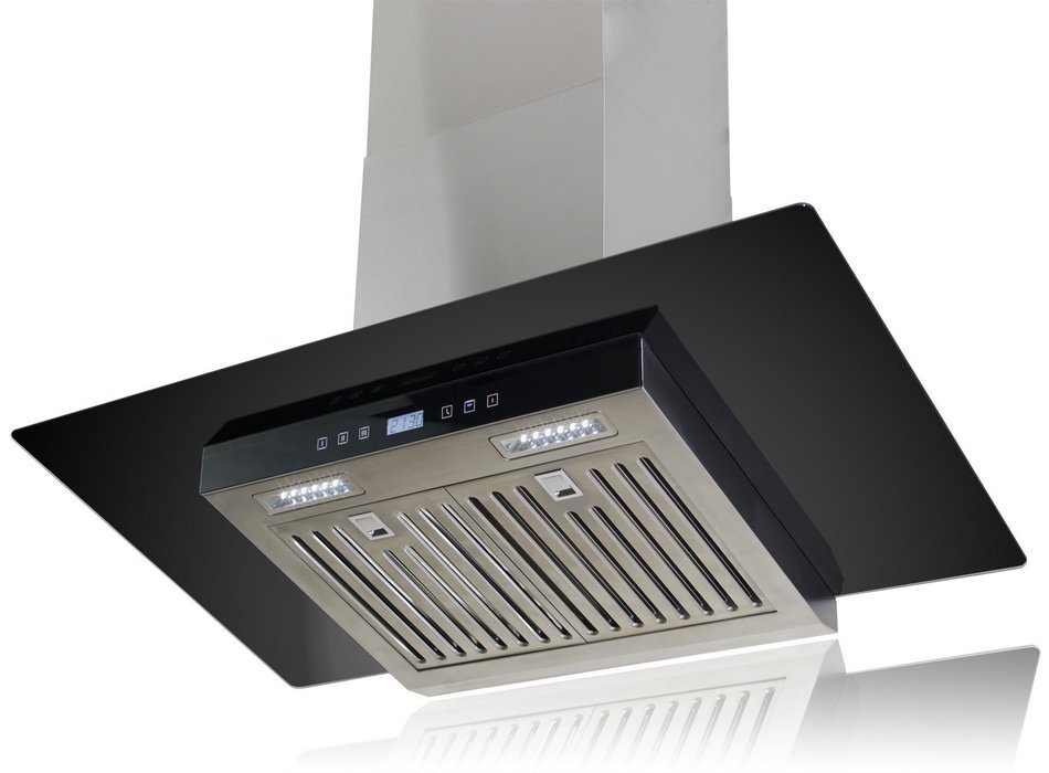 AKDY New 36" European Style Wall Mount Stainless Steel Range Hood Vent Touch Sensor Control AZ-H837C-90