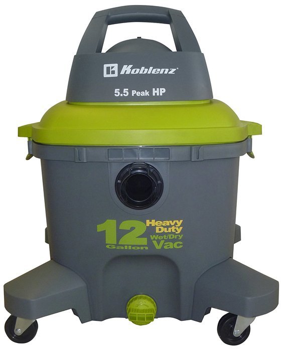 Koblenz WD-12 K US Heavy Duty 12-Gallon Wet/Dry Vacuum - Corded N2
