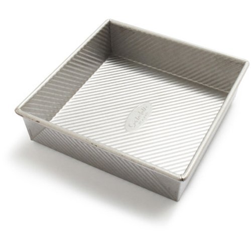Sur La Table Platinum Professional Square Cake Pan 21120BW , 8"