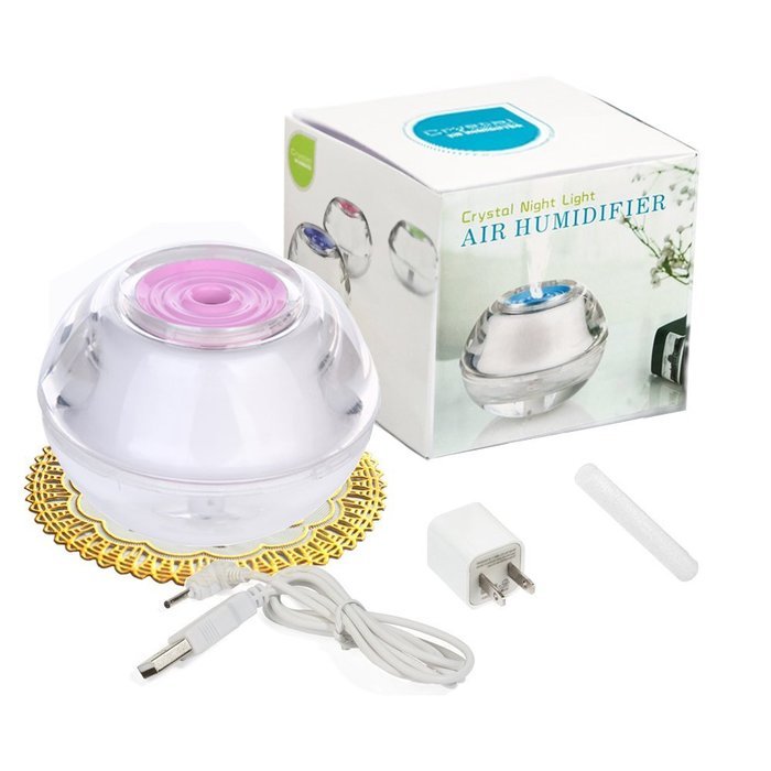 Mini Portable Ultrasonic Cool Mist Humidifier,Mist Diffuser,100ML Capacity,Automatic Shut-off,and Night Light... N5