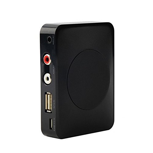 CY NFC Desktop HiFi Wireless Bluetooth Music Receiver for Streaming Phone Tablet Laptop with 3.5mm Audio Ounput