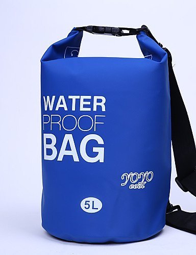 SB@5 L Waterproof Dry Bag Camping & Hiking / Cycling/Bike Outdoor Waterproof / Compact PVC , black N3
