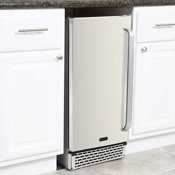 Whynter BOR-326FS Indoor-Outdoor Beverage Refrigerator, 3.2 cu. ft., Stainless Steel/Black